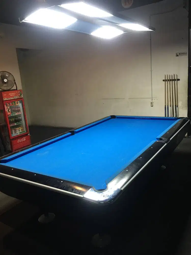 Meja Billiard Murrey 9 Ft Pool + Lampu Led