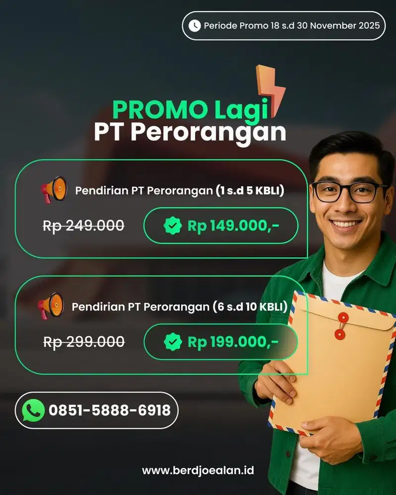 PROMO PT Perorangan