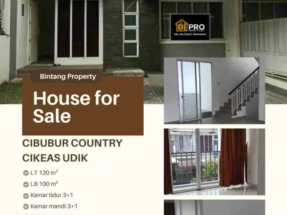 rumah dijual Cibubur country
