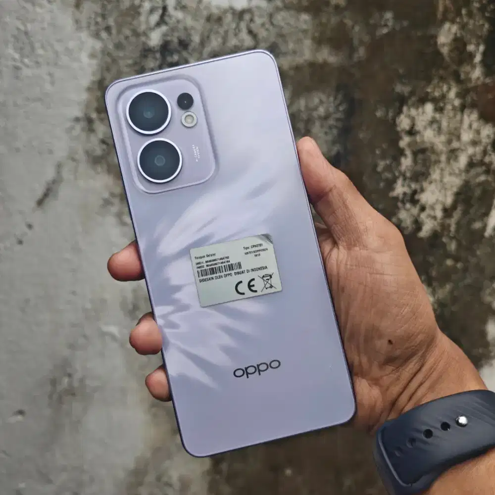 Oppo reno 13F 4G ram 8/256GB baterai 5800mAh engkap normal no mines