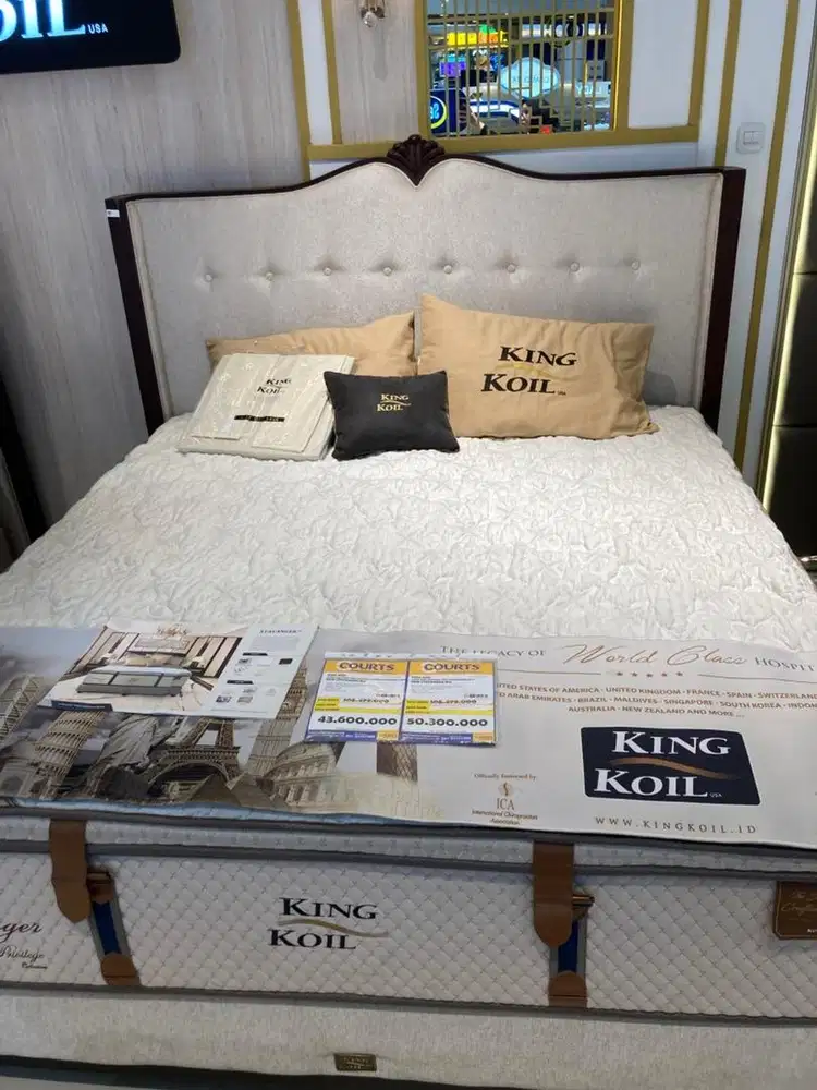 PROMO HOME CREDIT KING KOIL MATTRESS