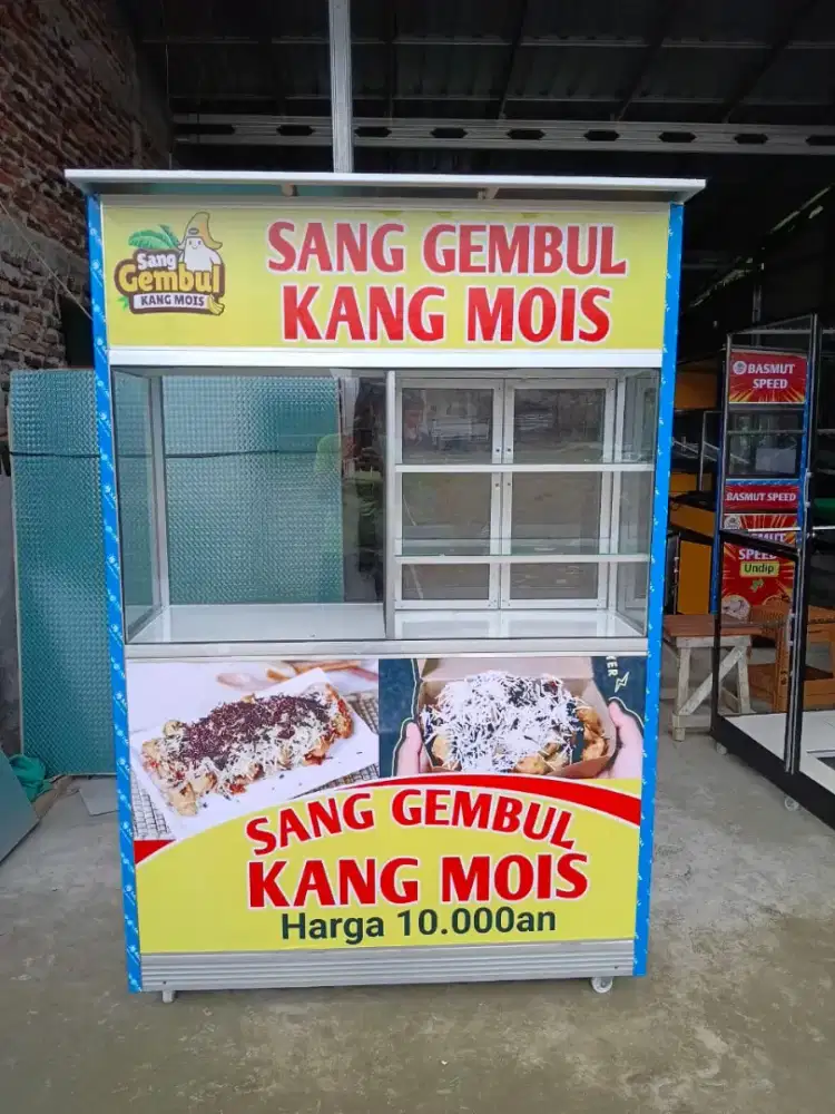 Gerobak etalase gratis ongkir