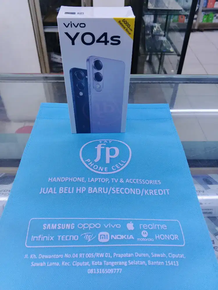 VIVO Y04S 4/64GB TAHAN BANTING BATERAI BESAR