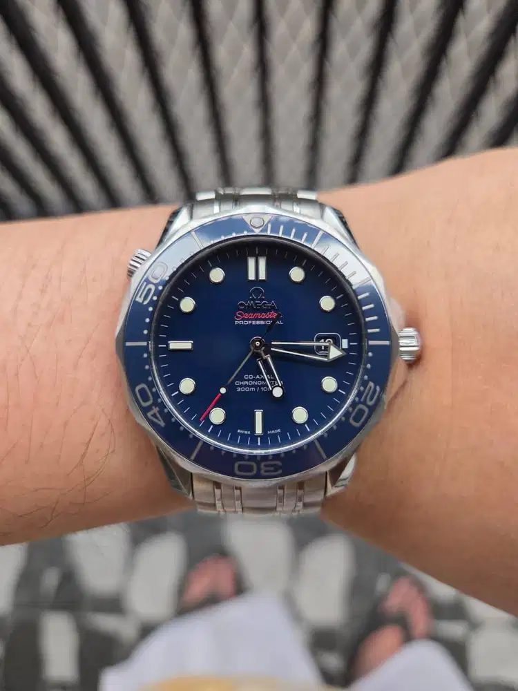 Omega Seamaster Diver 300 M Blue Dial Automatic