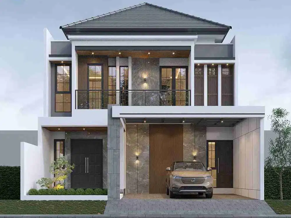 Rumah Baru Modern Minilais di Perumahan Elite Araya Telaga Golf
