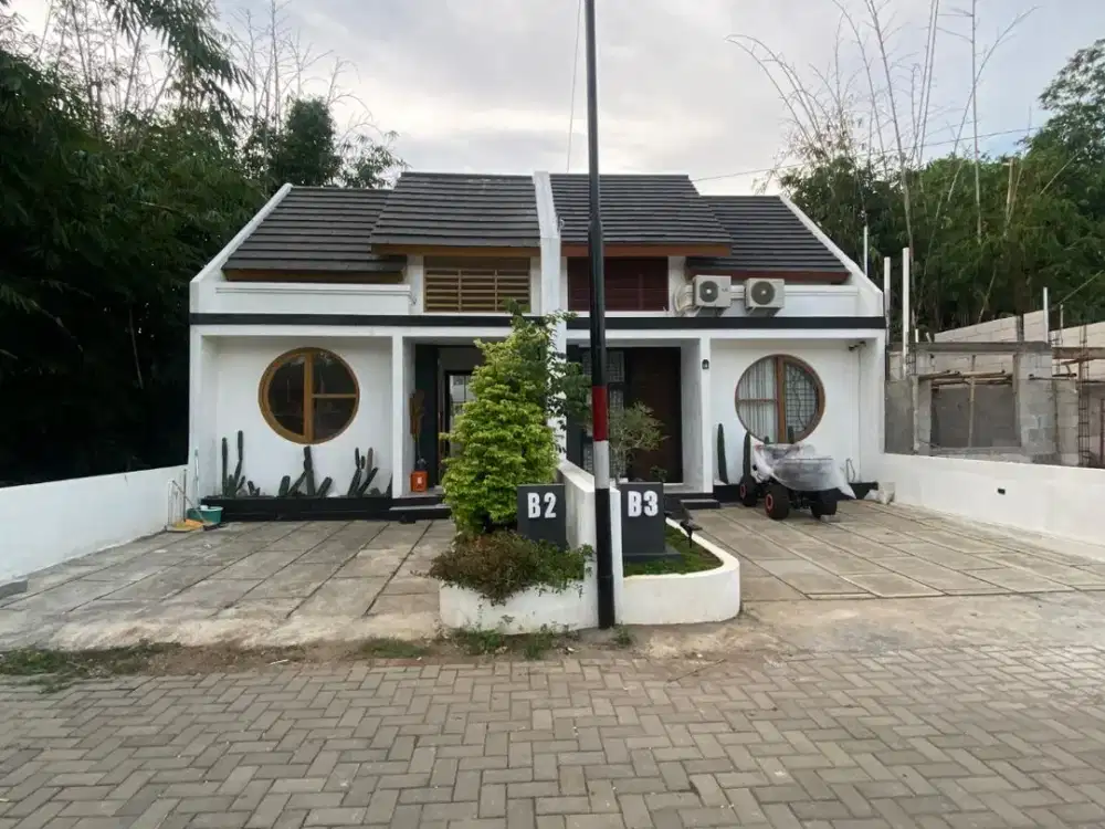 Rumah Murah Jogja Desain Jepang 20 Menit ke Kota Ada Pos Security