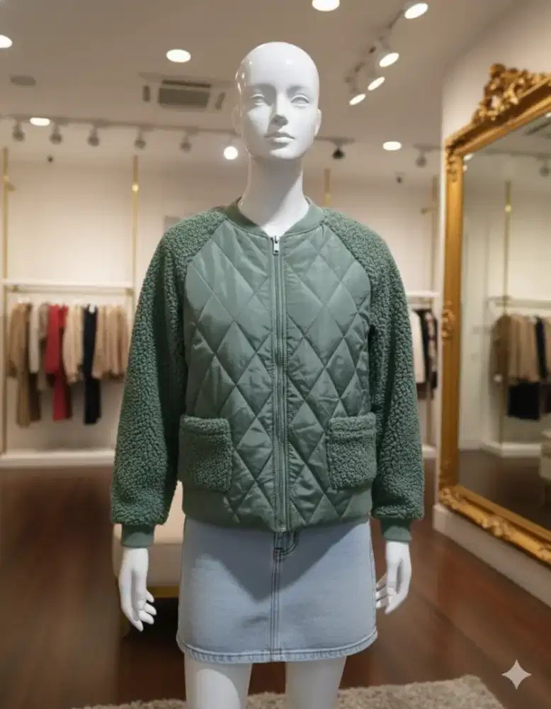 Jacket serpa mix gelembung