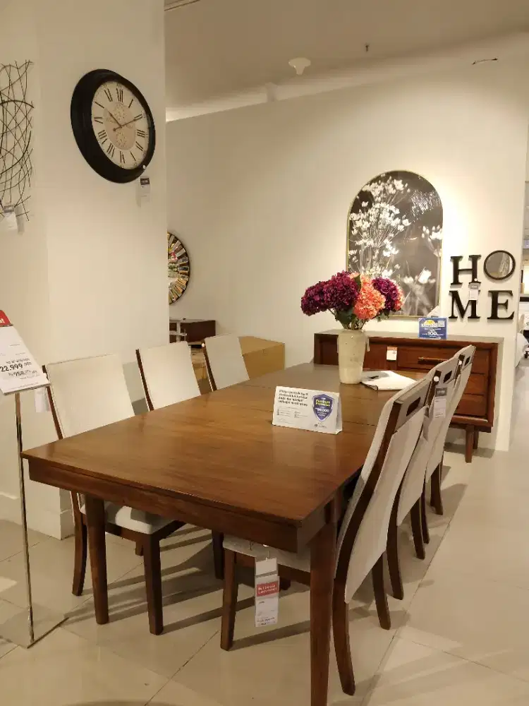 SET RUANG MAKAN (MEJA + KURSI) - CICILAN RINGAN TANPA KARTU KREDIT