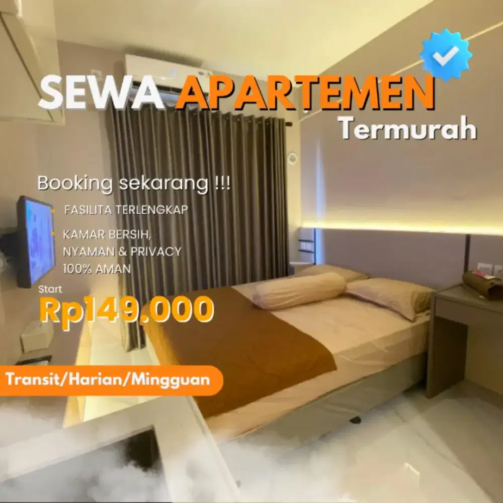Sewa apartemen Jakarta Pusat GREEN PRAMUKA Harian/Transit Termurah