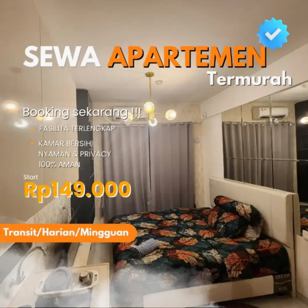 Sewa apartemen Jakarta Timur BASSURA CITY Harian/Transit Termurah