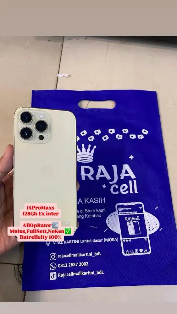 Iphone 14promaxs internal 128Gb Ex inter