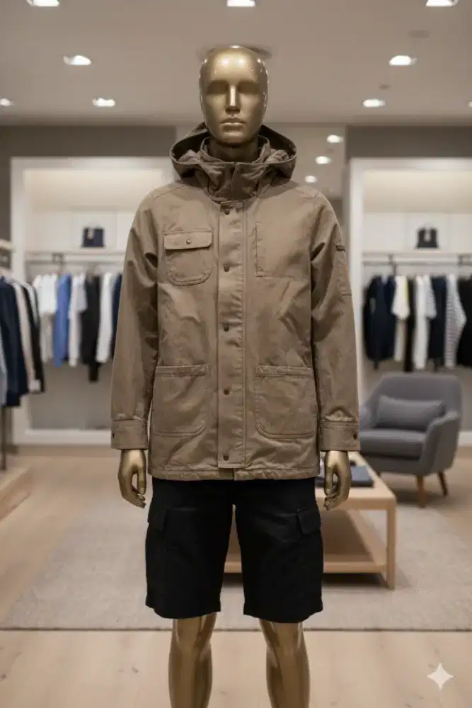 Jacket Hodie Soft Denim Mocca