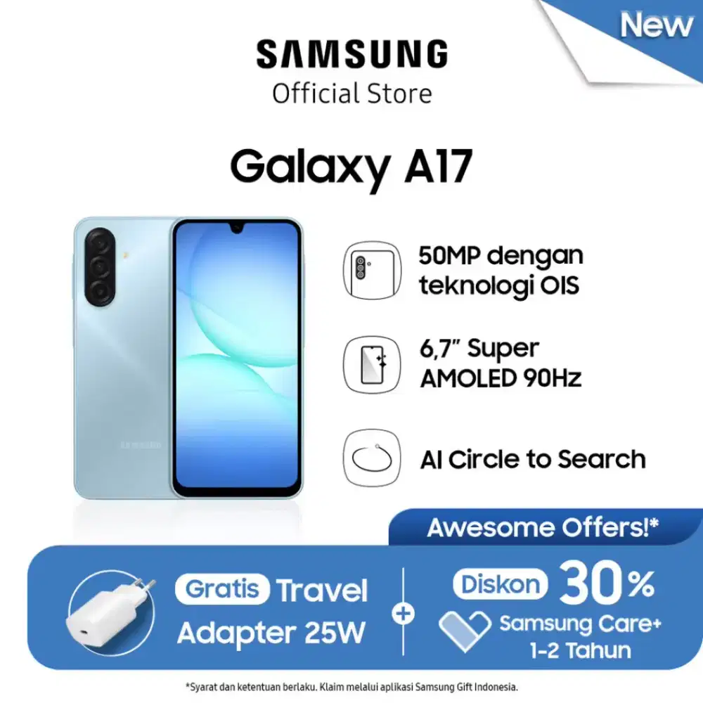 SAMSUNG GALAXY A17 8+8GB/128GB
