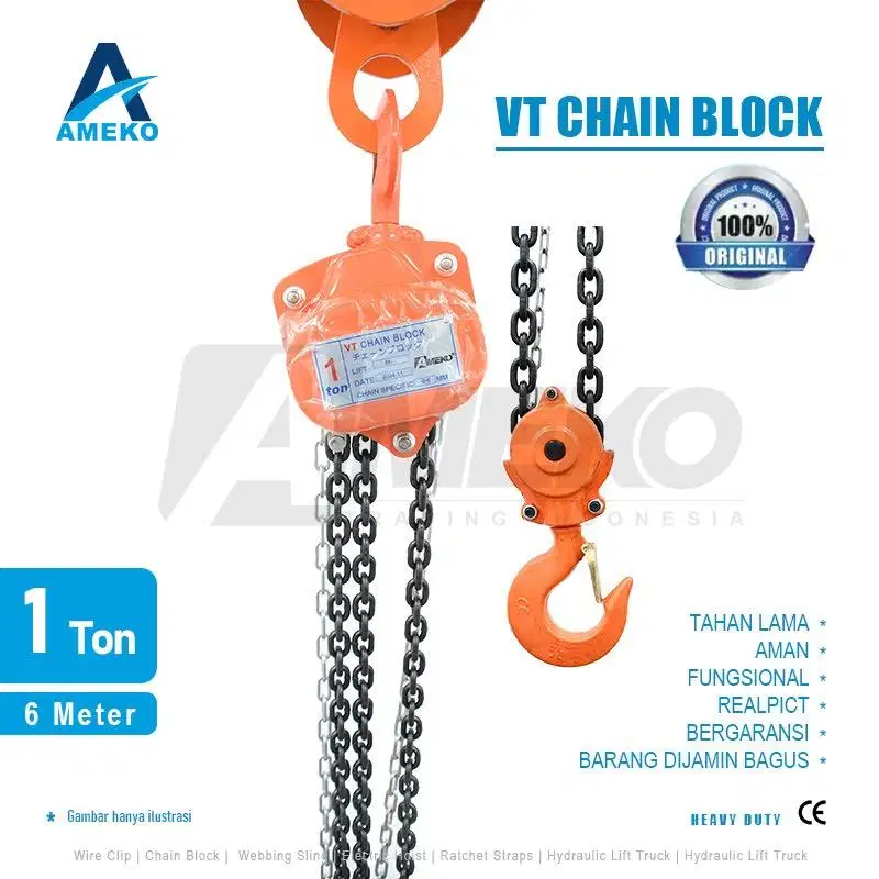 VT CHAIN BLOCK LISENSI JEPANG  - AMEKO