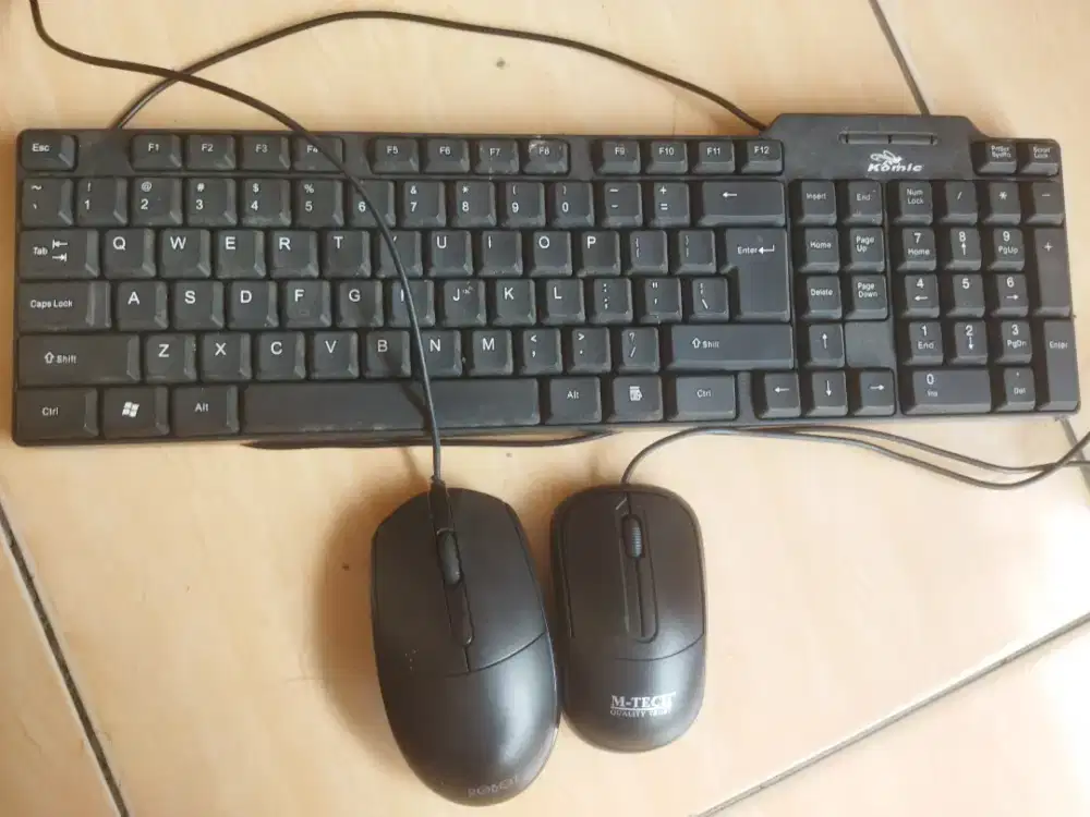 1 Keyboard+ 2 mouse