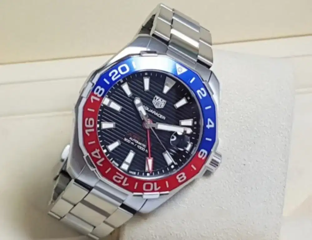 Tag Heuer Aquaracer Gmt Pepsi Bezel