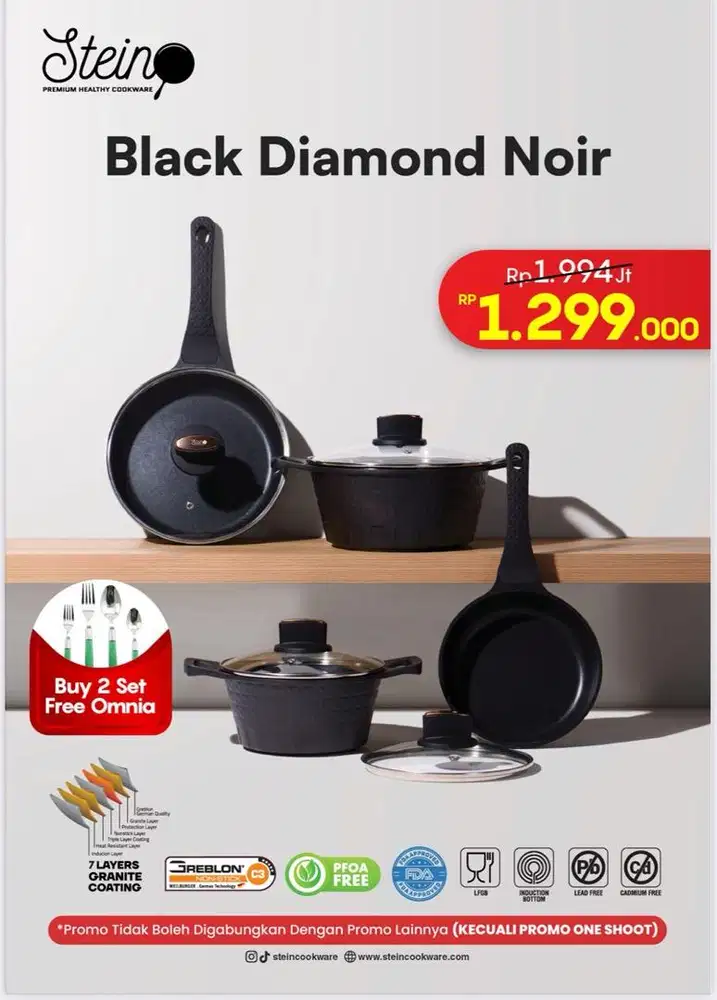 Black diamond noir original stein