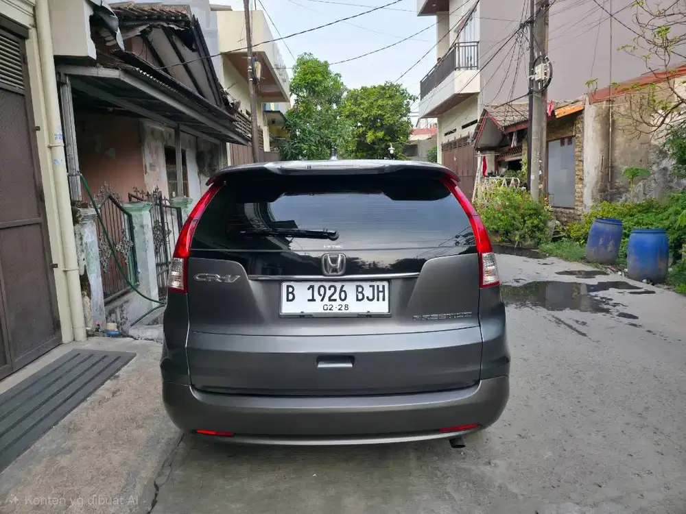 Honda CR-V CRV 2.4 Prestige Matic AT Tahun 2013 Abu , 2014