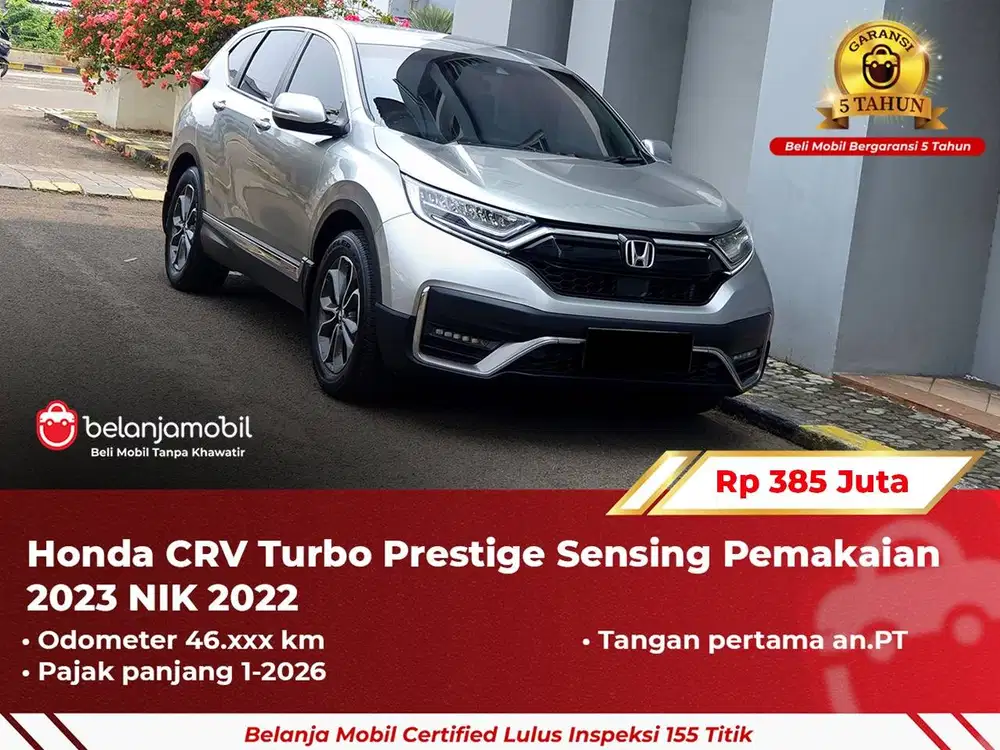 [ GARANSI 5TH ] Honda CRV CR-V CR V Turbo Prestige Sensing 2022 2023