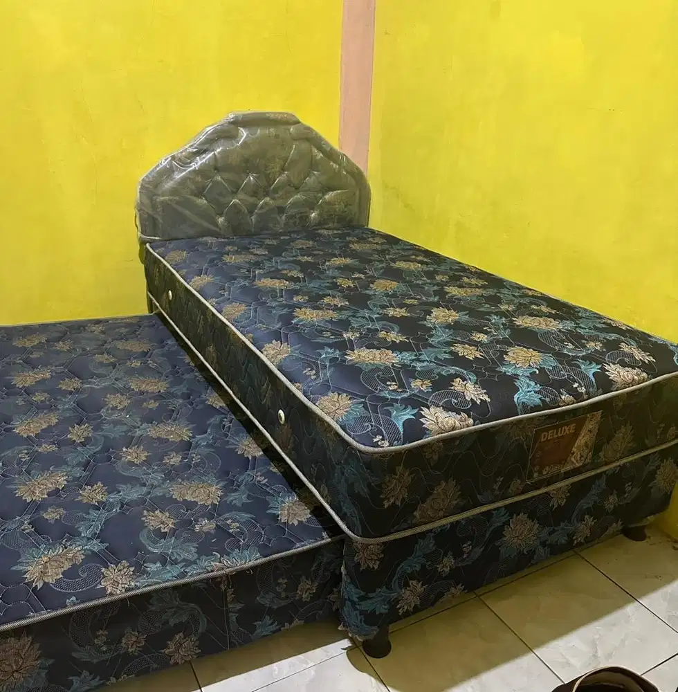 Kasur Springbed Central Deluxe Sorong 2in1 | Fullset | Kasur Tingkat