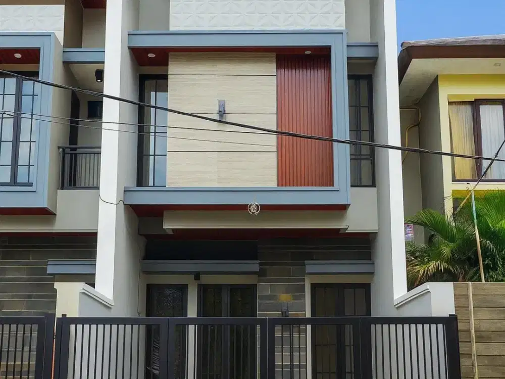 Rumah Manyar Jaya STRATEGIS, NEW, MINIMALIS, CARPORT 2, ROW JALAN 4 MOBIL