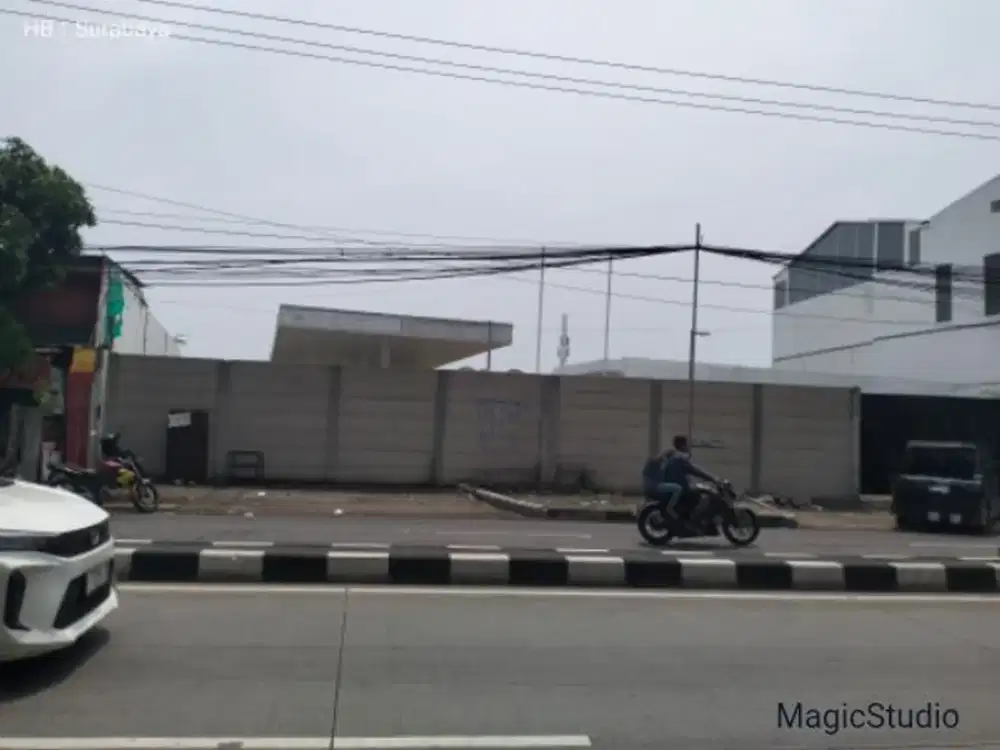 Tanah & Bangunan Komersial Ex SPBU SHELL Raya Kedung Cowek