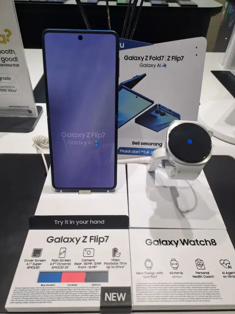 SAMSUNG ZFLIP 7 12/256 KREDIT SYARAT KTP