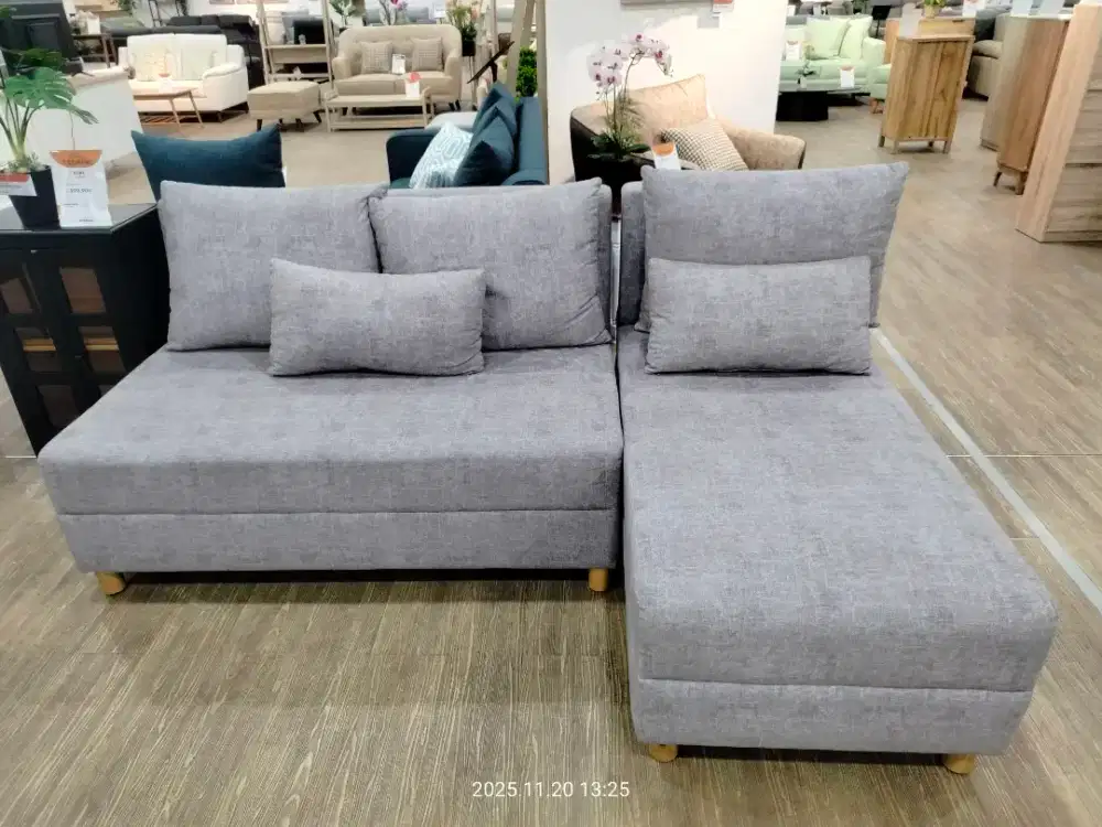 Sofabed DANIEL light Grey