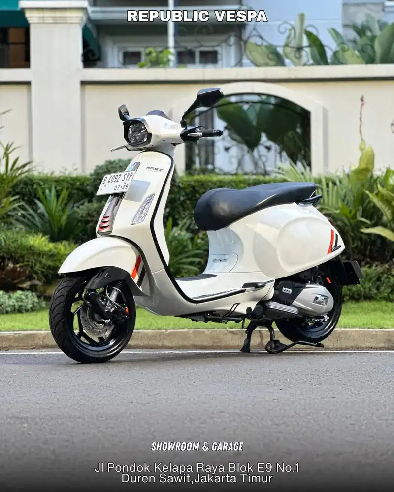 LOW KM PIAGGIO VESPA SPRINT S150 IGET ABS NEW MODEL TH 2024 WHITE Perf