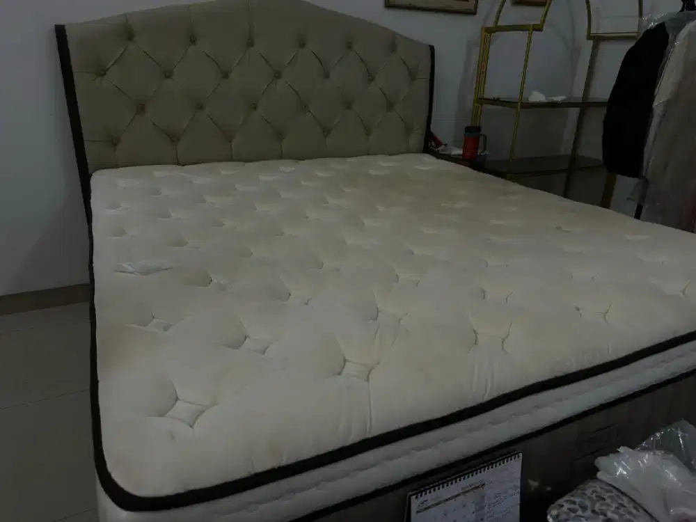 Springbed serta troy+Dipan UK 160*200 cm second bagus
