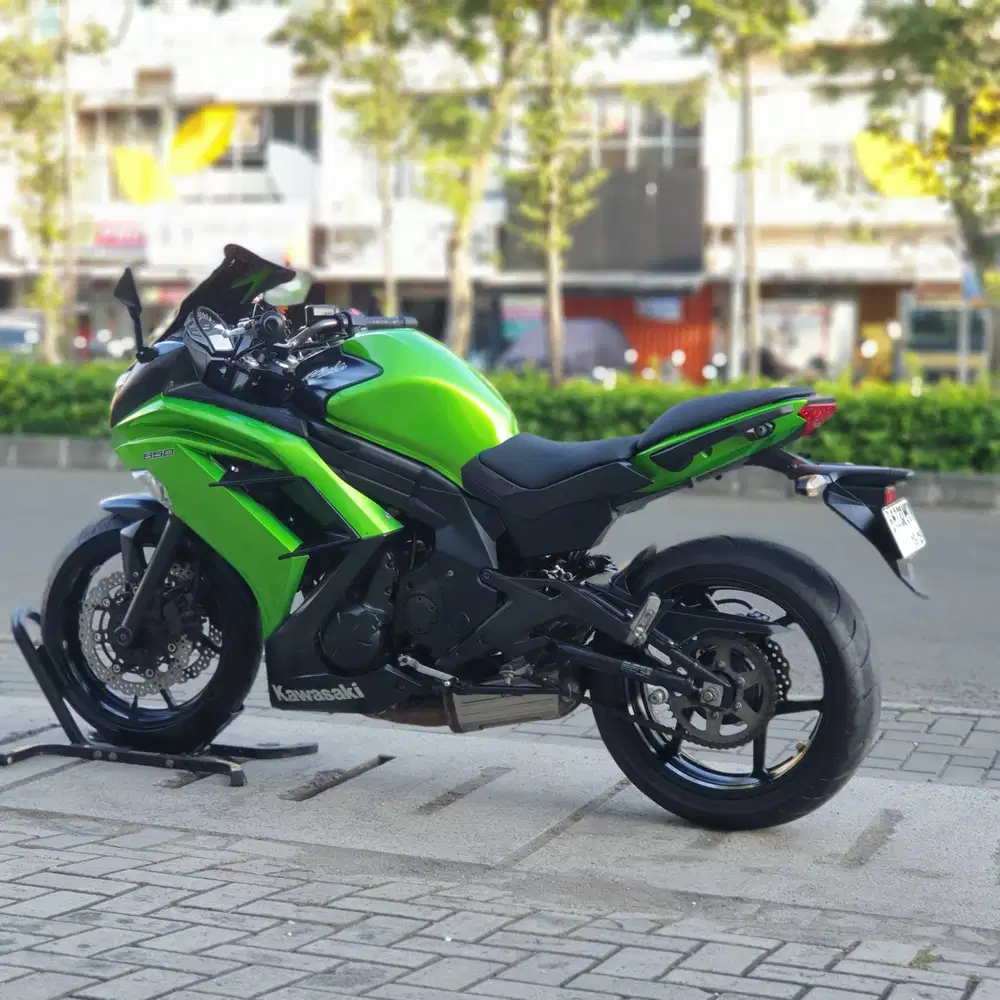 KAWASAKI NINJA 650 ER6F HIJAU 2012 KM 17K PAJAK PANJANG GASPOL