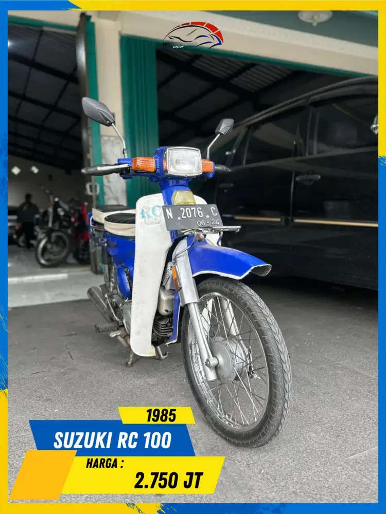 SUZUKI RC 100 1985 MURAH POLL BOSSKU HIKMAH MOTOR KEPUH MALANG
