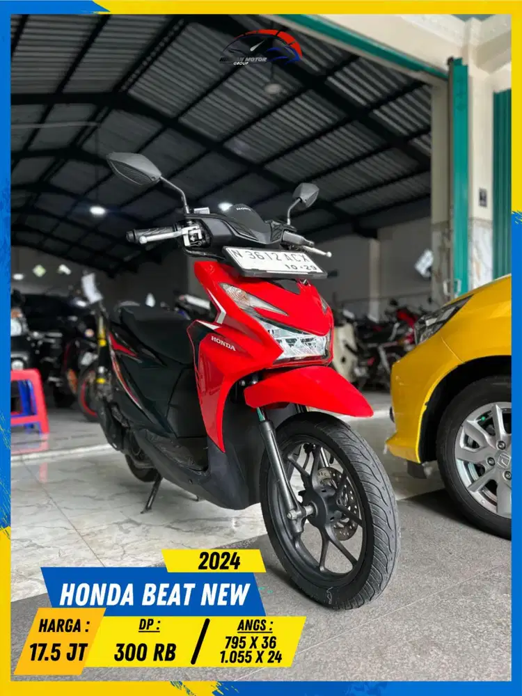 HONDA BEAT NEW 2024 SIAP ANGKUT BOLOH HIKMAH MOTOR KEPUH MALANG