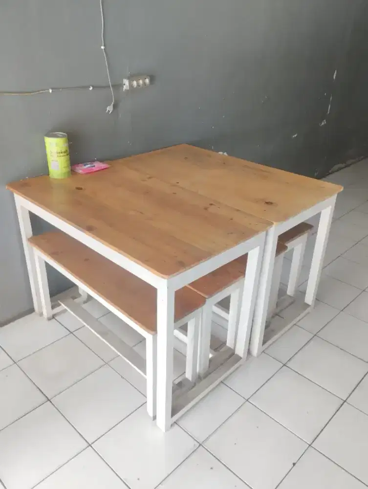 Meja Makan dan Kursi Set Jati Belanda (2nd)