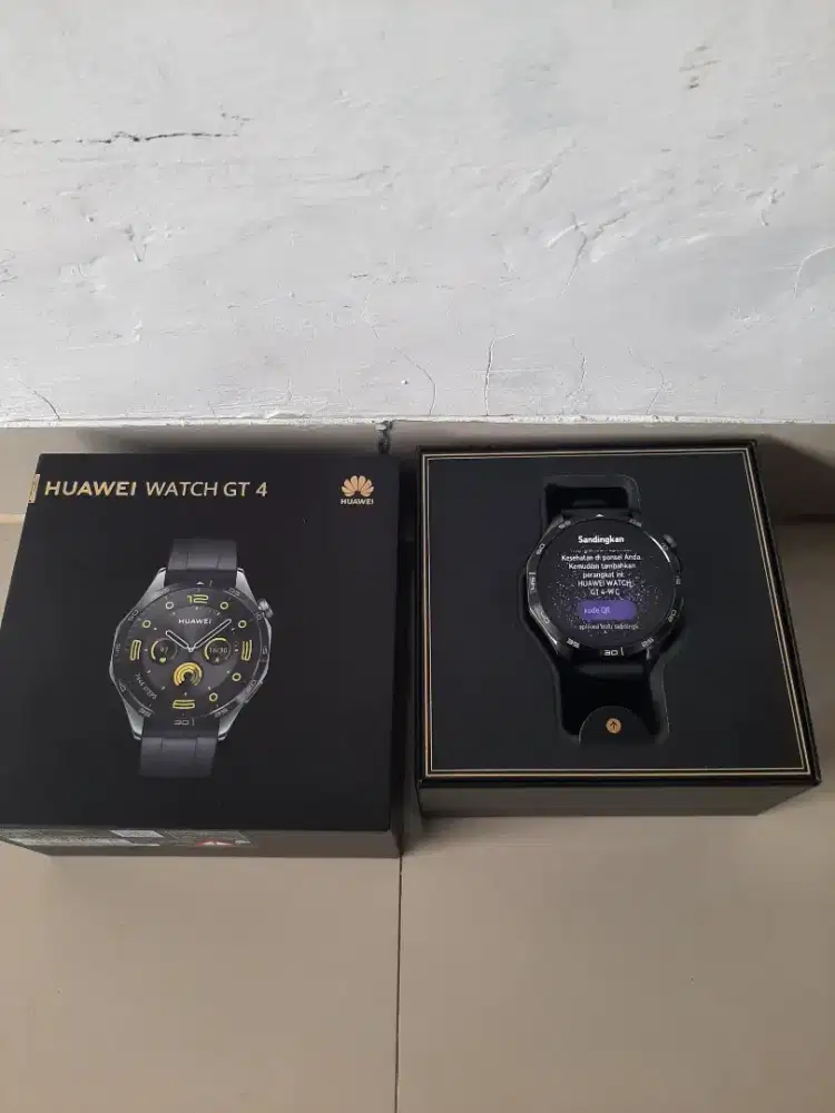 Huawei watch GT 4 46mm hitam masih garansi