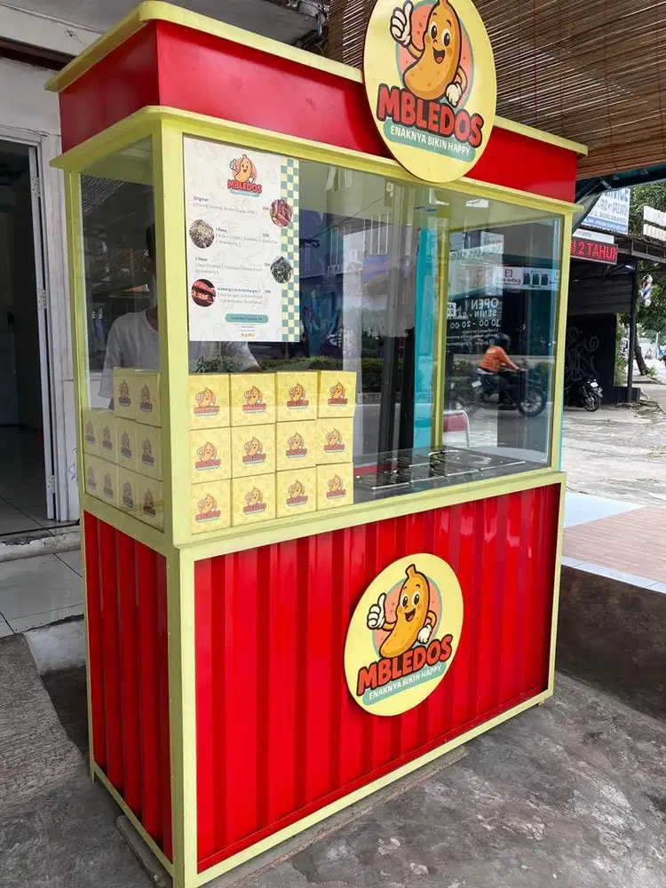 Booth / Gerobak ex pisang goreng