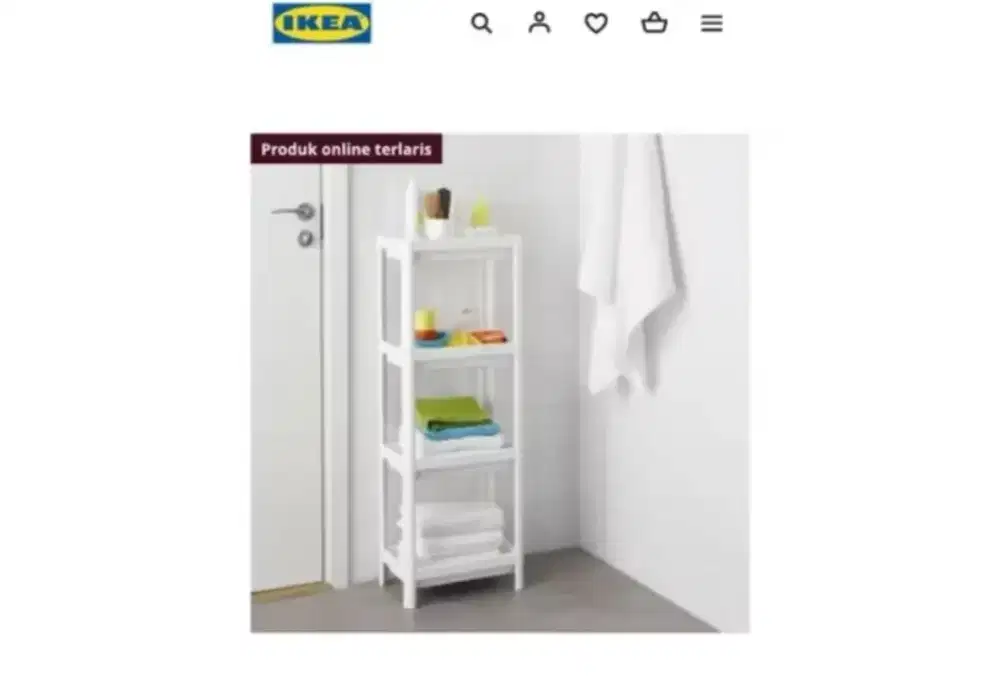 Rak IKEA vesken 4susun