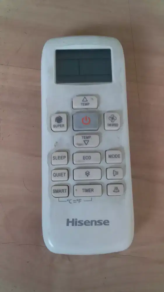 Remot AC merk hisense eco original