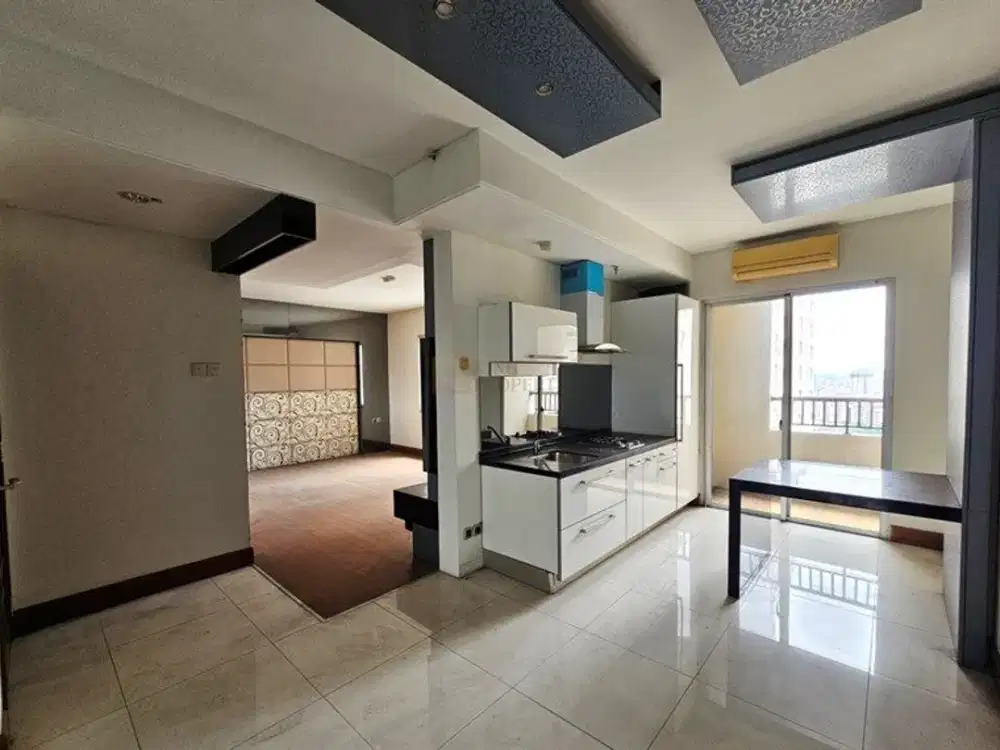 5 Menit ke Taman Impian Jaya Ancol, Dufan, Universitas Bunda Mulia, Mangga Dua Mall, Dijual 2BR Jadi 1BR Medit Marina Residence Ancol Interior Bagus