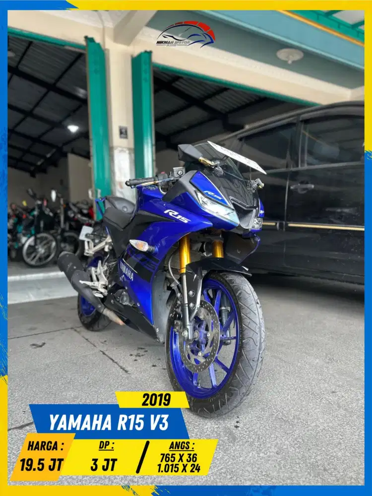 YAMAHA R15 V3 2019 GASS POLL BOSSKU HIKMAH MOTOR KEPUH MALANG