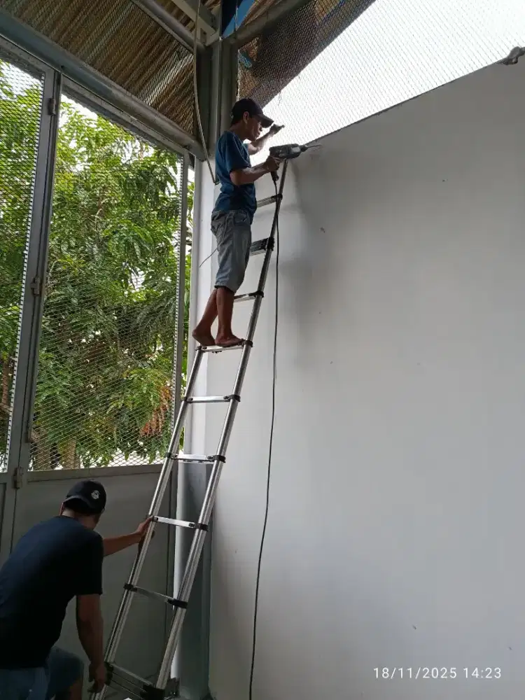 Jasa pasang CCTV paket 4 kamera full HD gratis setting online di hp