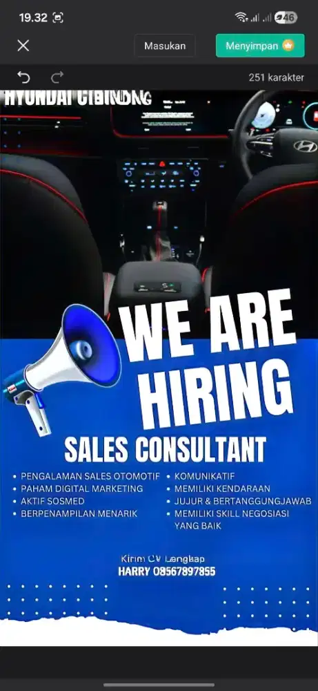 Sales Executive Hyundai