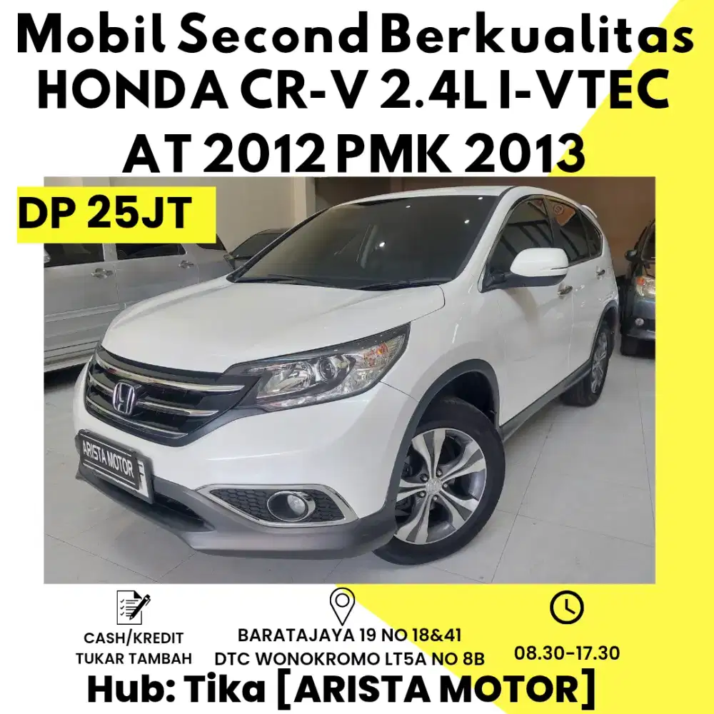 Pmk 2013 Honda CRV 2.4 AT W/1 Gen 4 DP Minim WA
