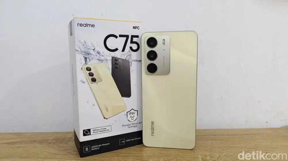 Hp Realmi c75 6000 mah Rqm 8+8 128 nfc