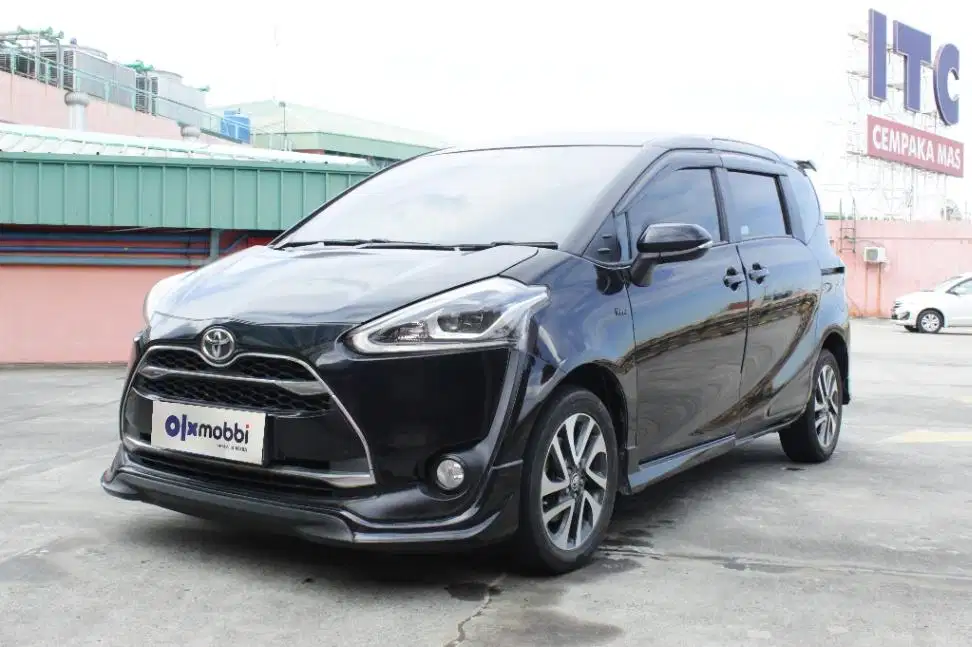 TDP 9,JT Toyota Sienta 1.5 Q Bensin-AT Hitam 2017