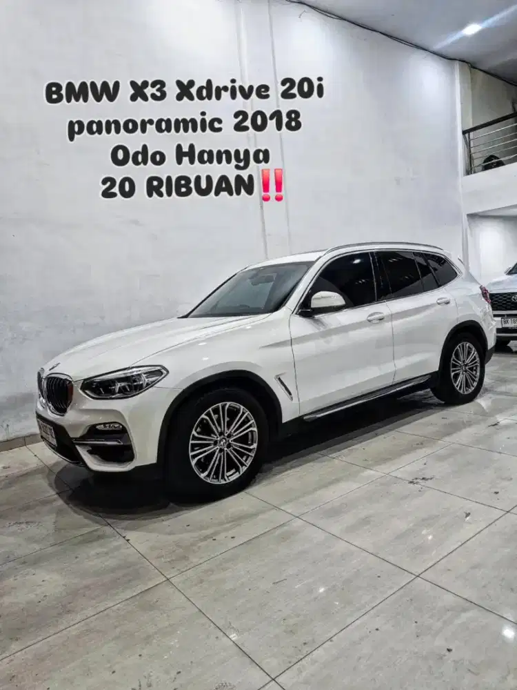 BMW X3 xDrive20i Panoramic 2018 / 2019 putih glc cx5 2022 x1 crv turbo