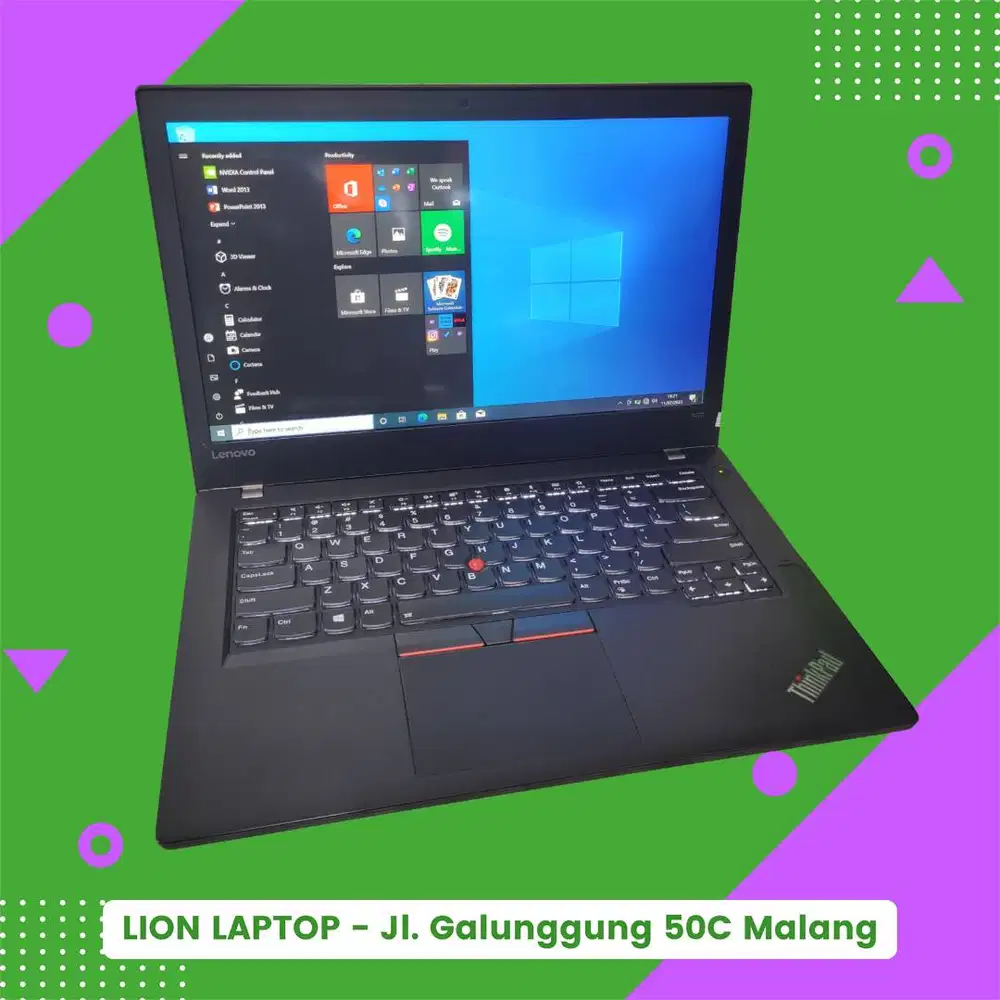 RAM 8GB SSD 256GB i5 Touchscreen Lenovo Thinkpad T470 [20|11]