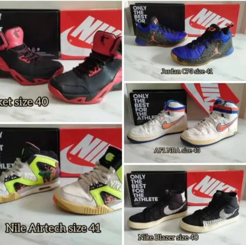 Sepatu Basket Nike Jordan dll