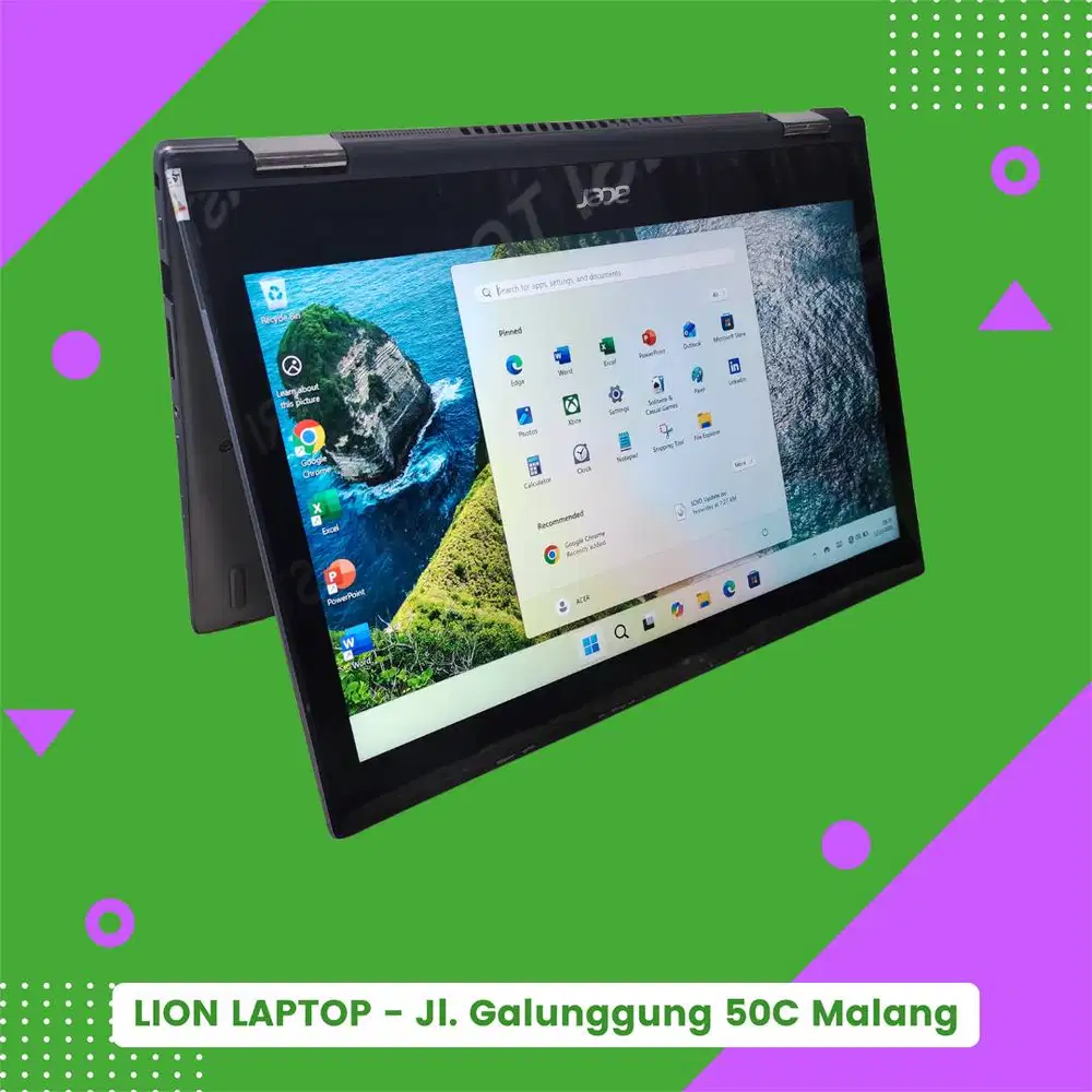 2 in 1 Flip Core i5 Gen 8 8/256 Acer Spin SP513-52N [20|11]