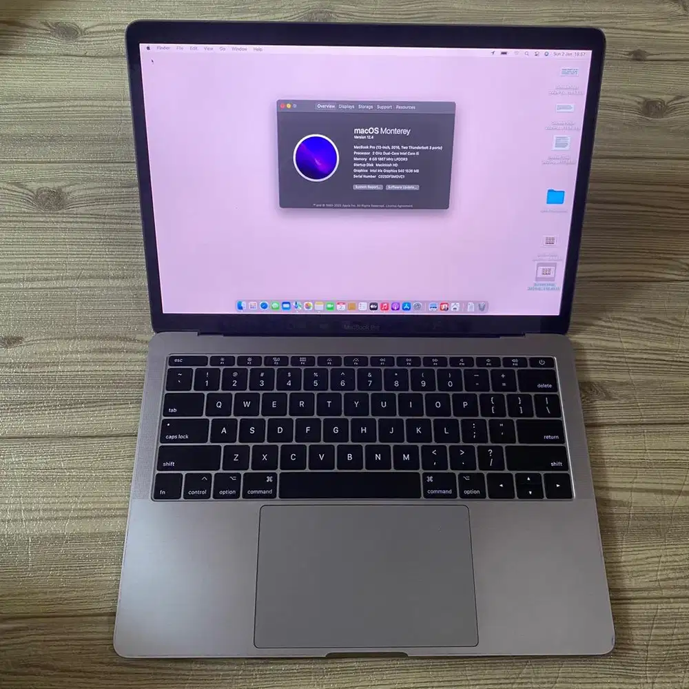 Macbook pro 2017 8/1TB Normal murah bisa COD
